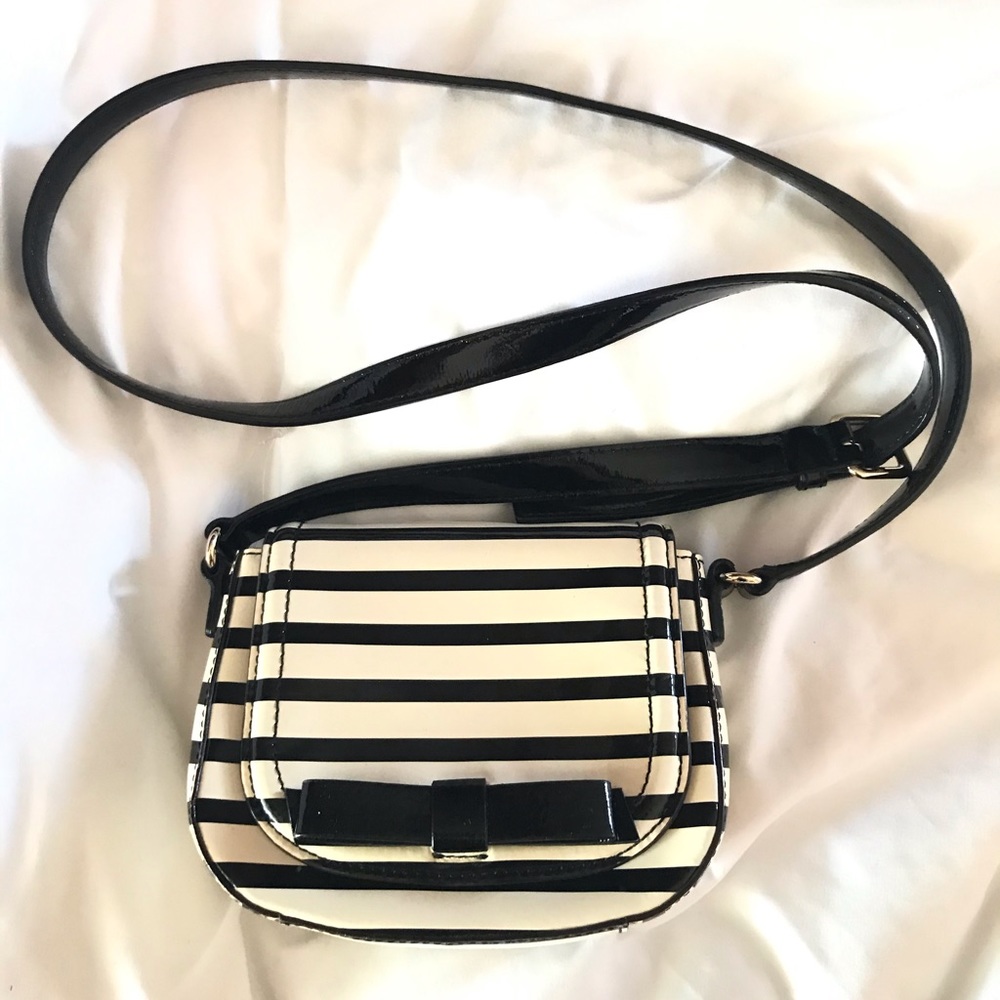 Kate Spade Chelsea Park Striped Bow Cross Body